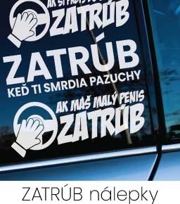 ZATRÚB nálepky